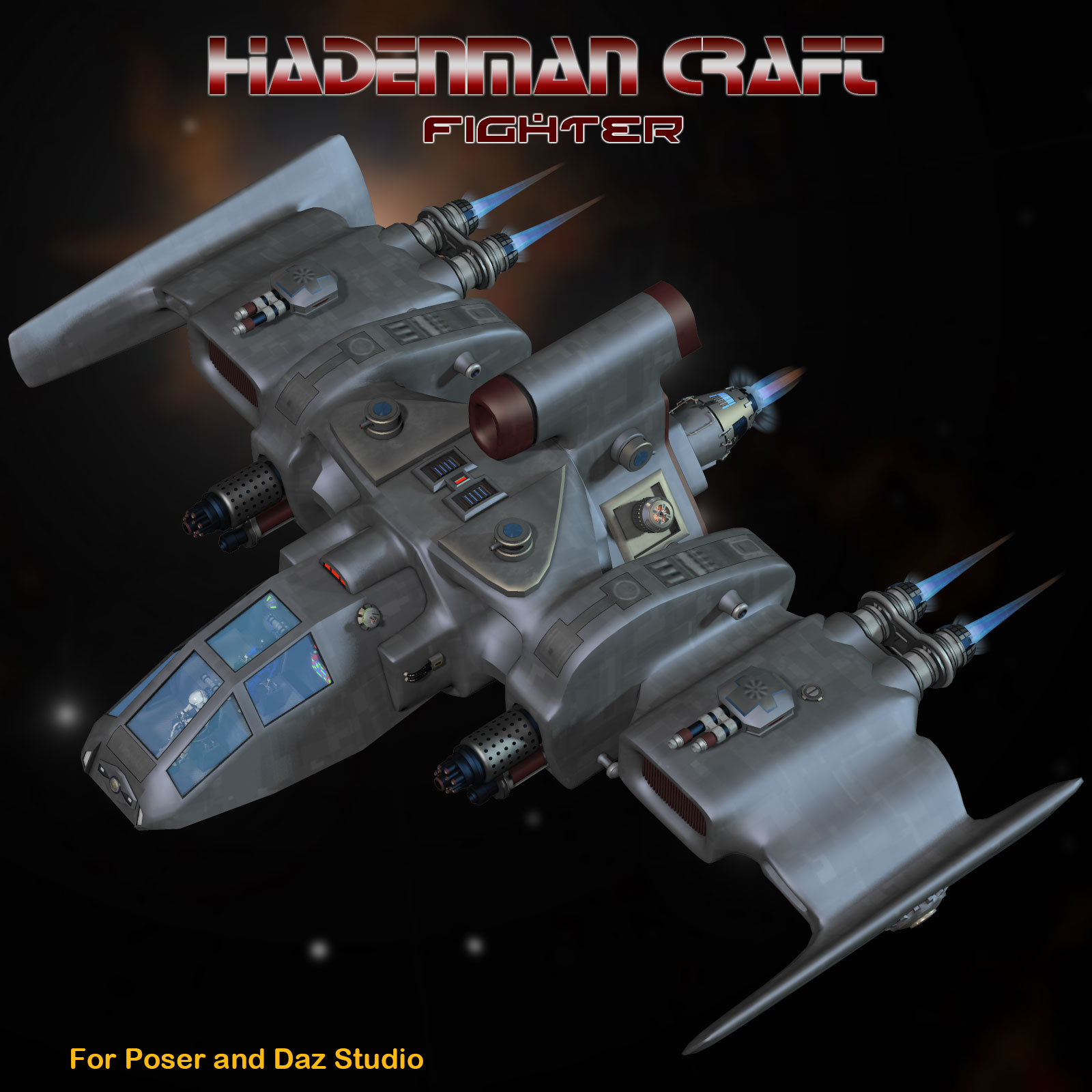 Sci-Fi Craft Hadenman Fighter by N/A
