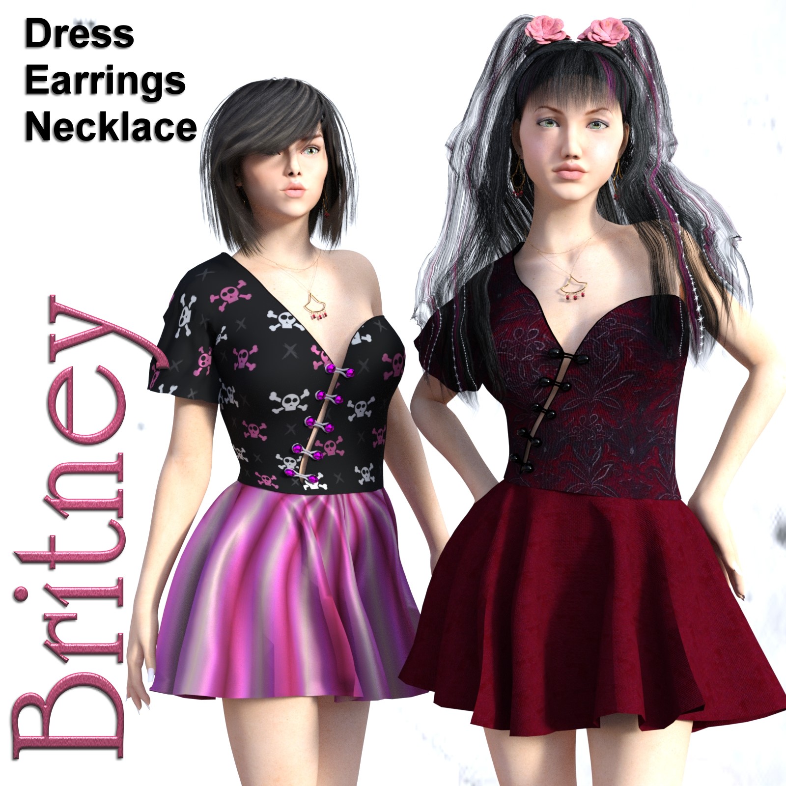 Britney Dress for G3F by N/A