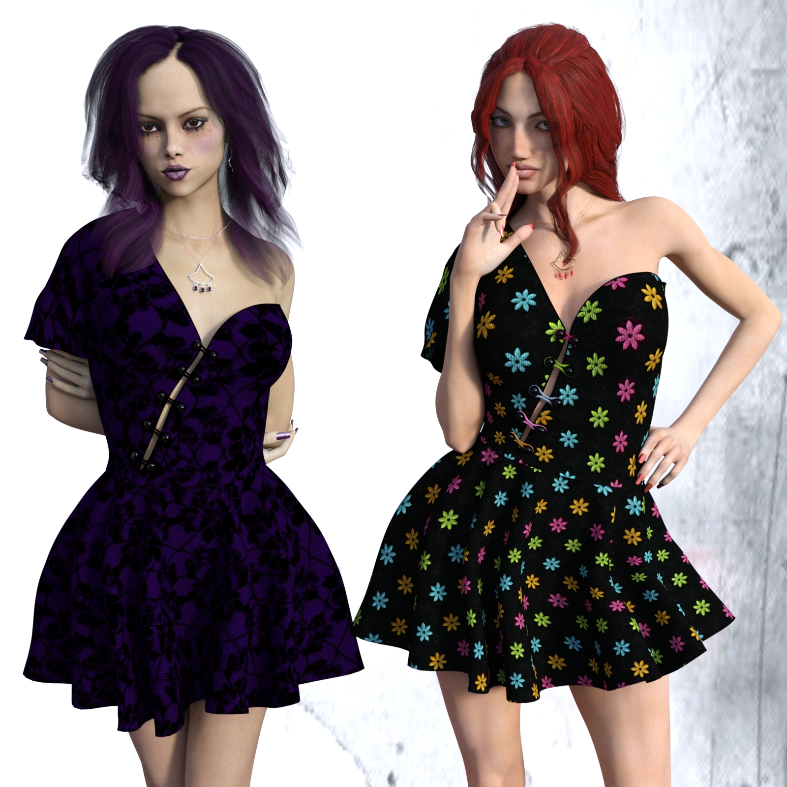 Britney Dress for G3F by N/A