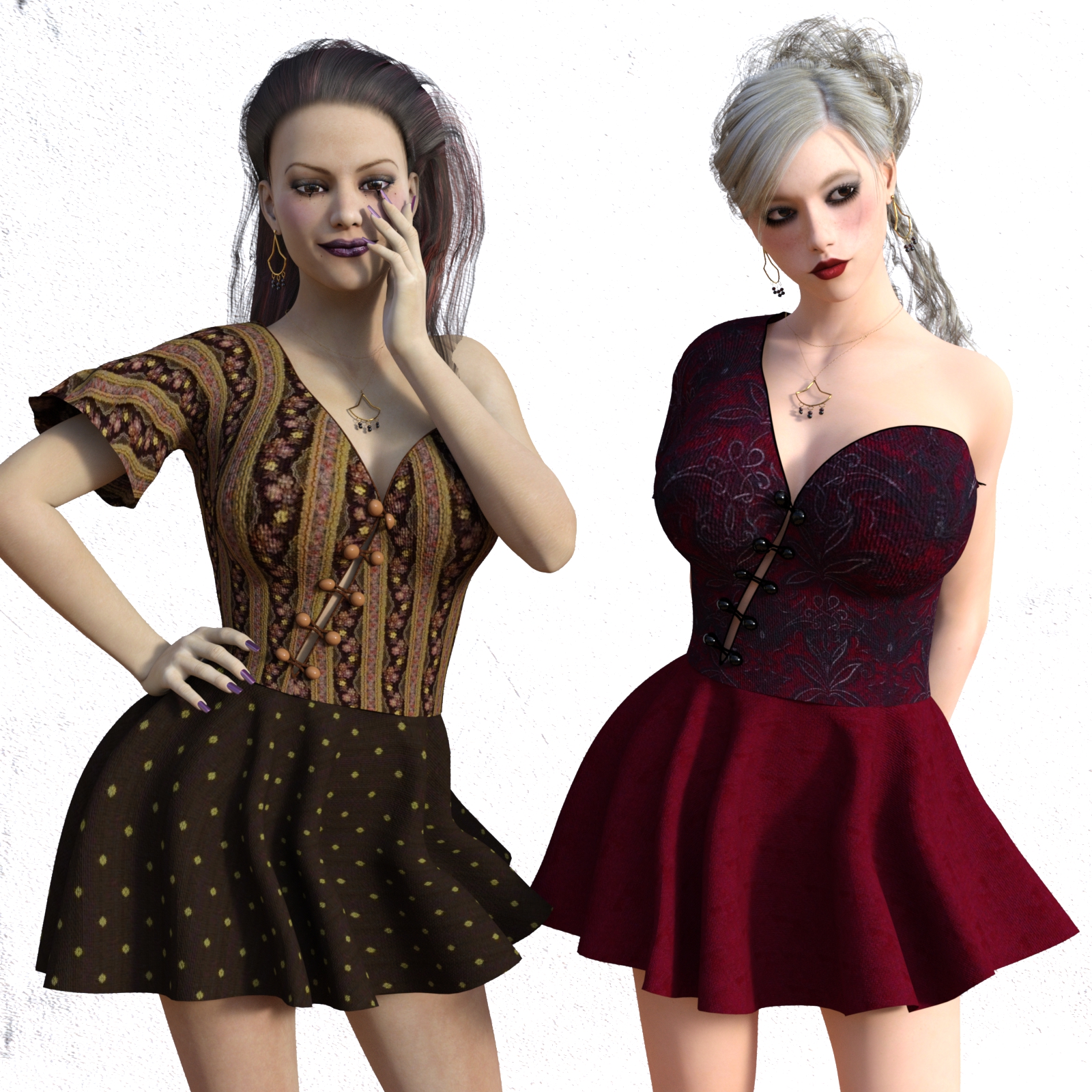 Britney Dress for G3F by N/A