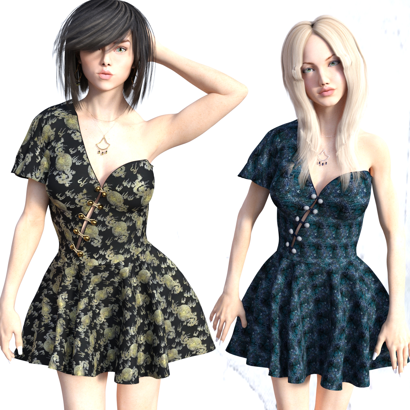 Britney Dress for G3F by N/A