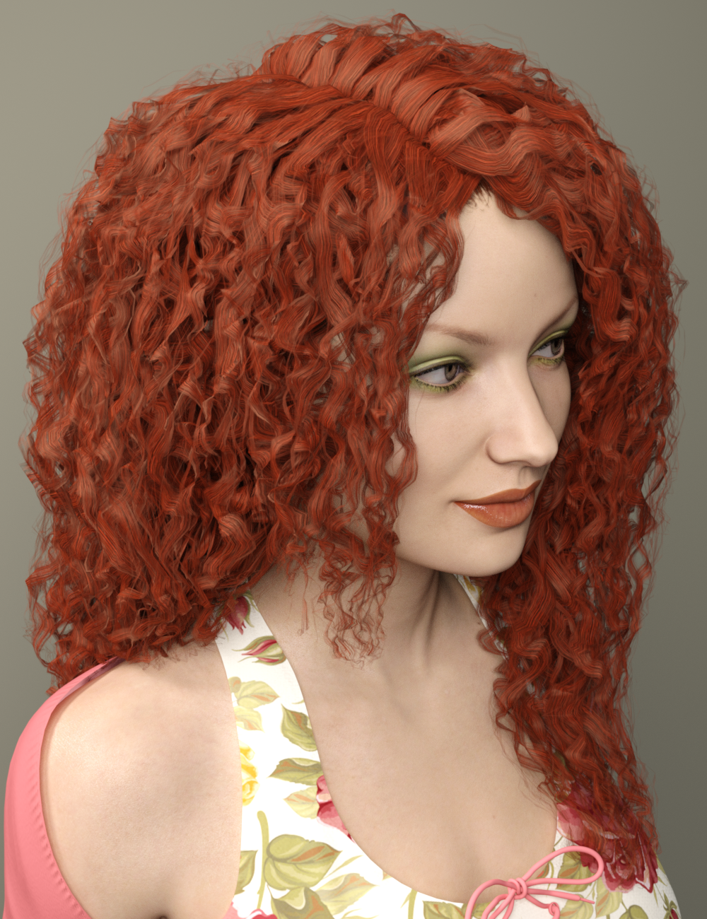 Rosaline Hair for Genesis 3 Female(s) by N/A