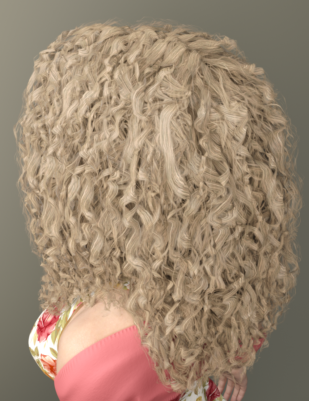Rosaline Hair for Genesis 3 Female(s) by N/A