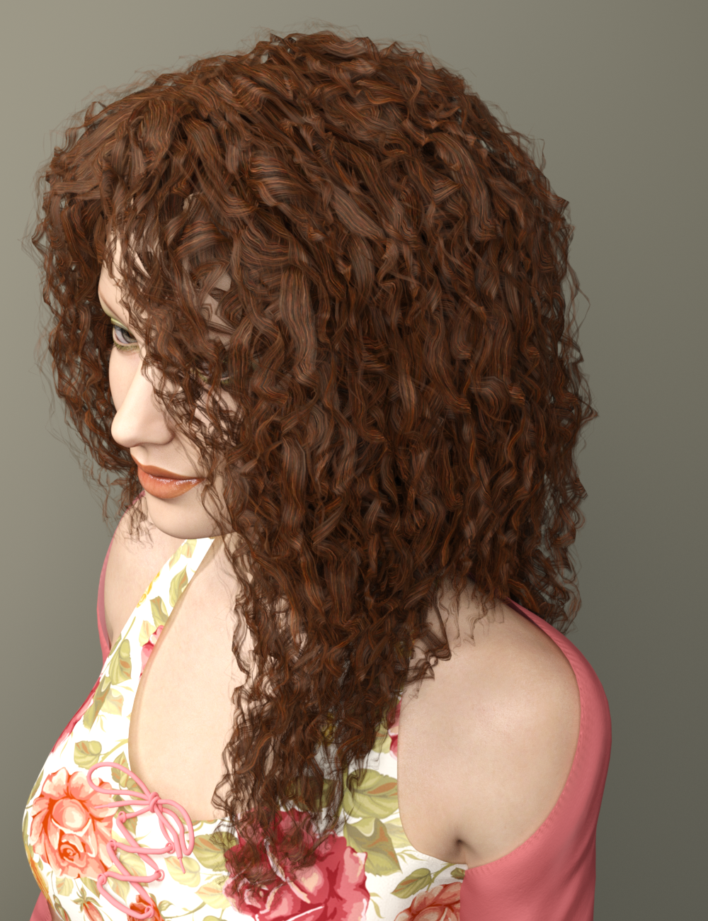 Rosaline Hair for Genesis 3 Female(s) by N/A