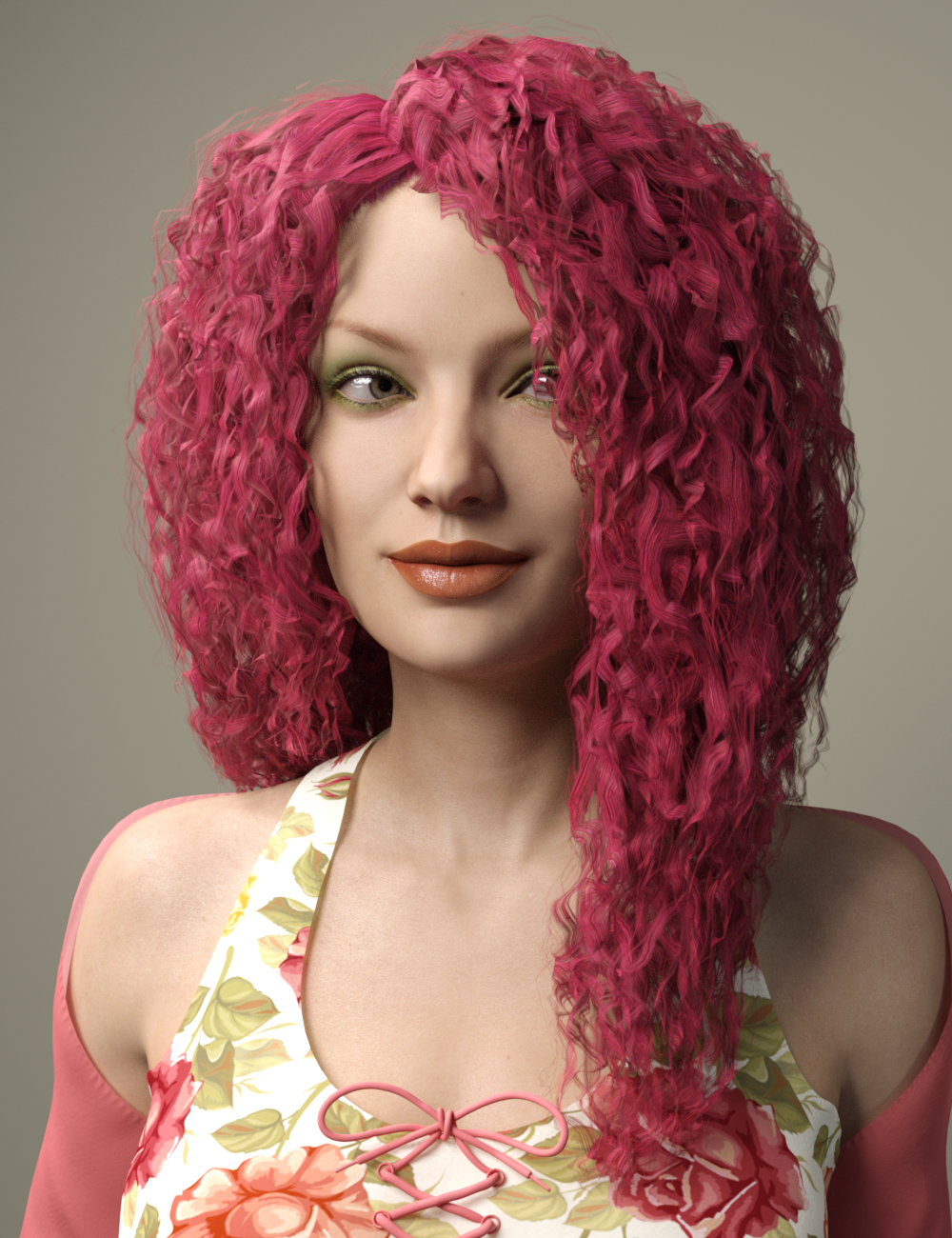 Rosaline Hair for Genesis 3 Female(s) by N/A
