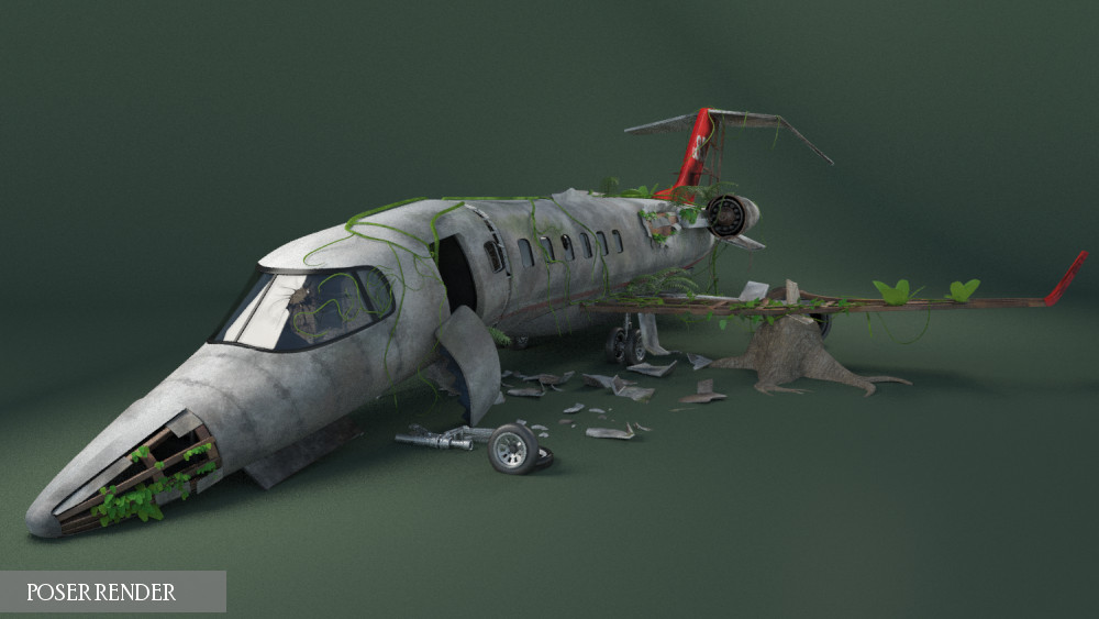 Plane Wreck by N/A