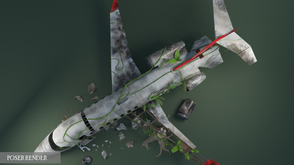 Plane Wreck by N/A