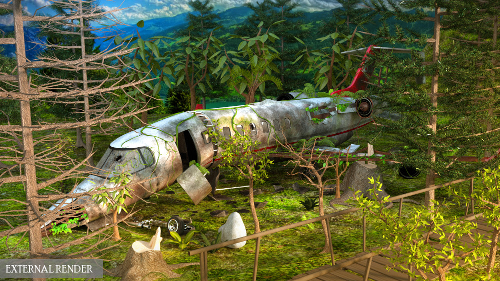 Plane Wreck by N/A