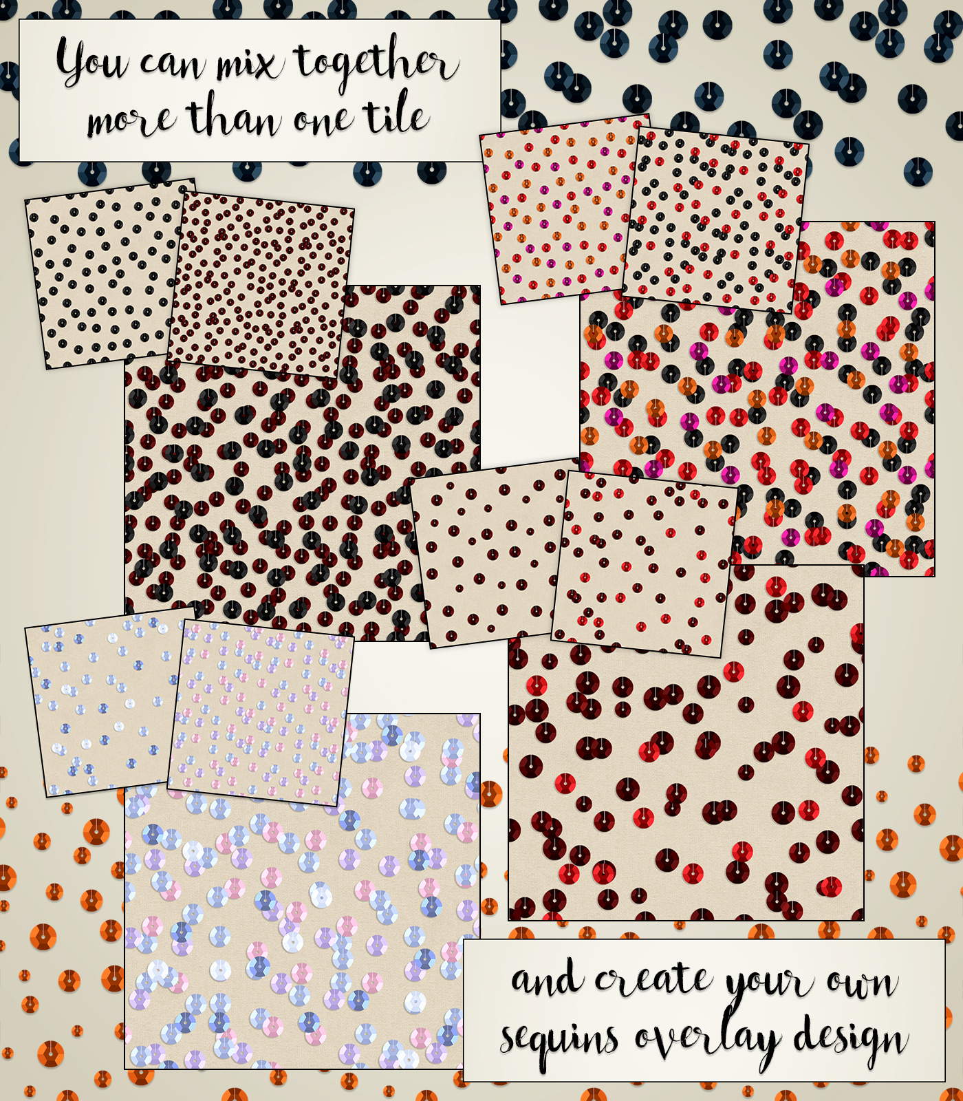 Sequin Overlays by N/A