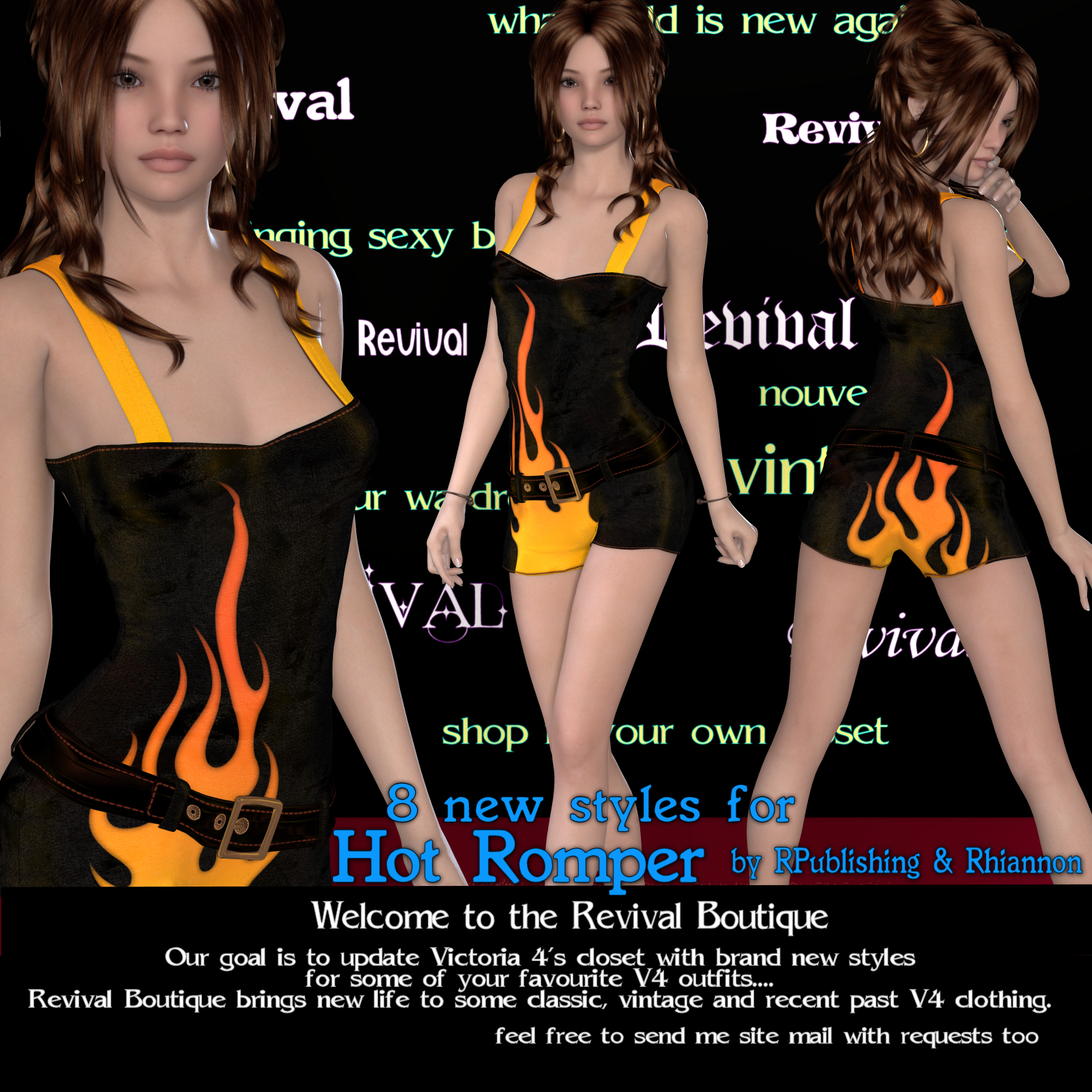 Revival for Hot Romper by N/A