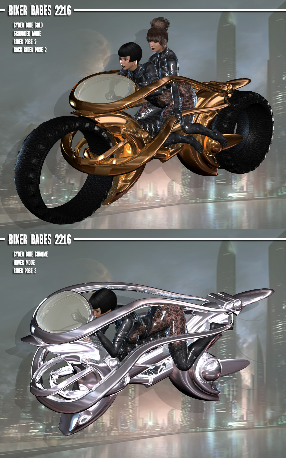 Biker Babes 2216 by N/A