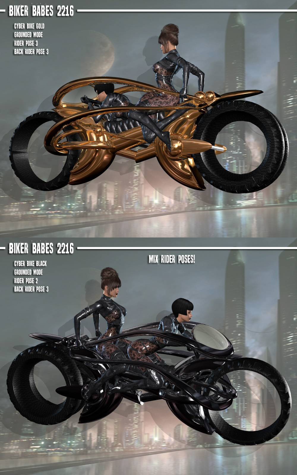 Biker Babes 2216 by N/A