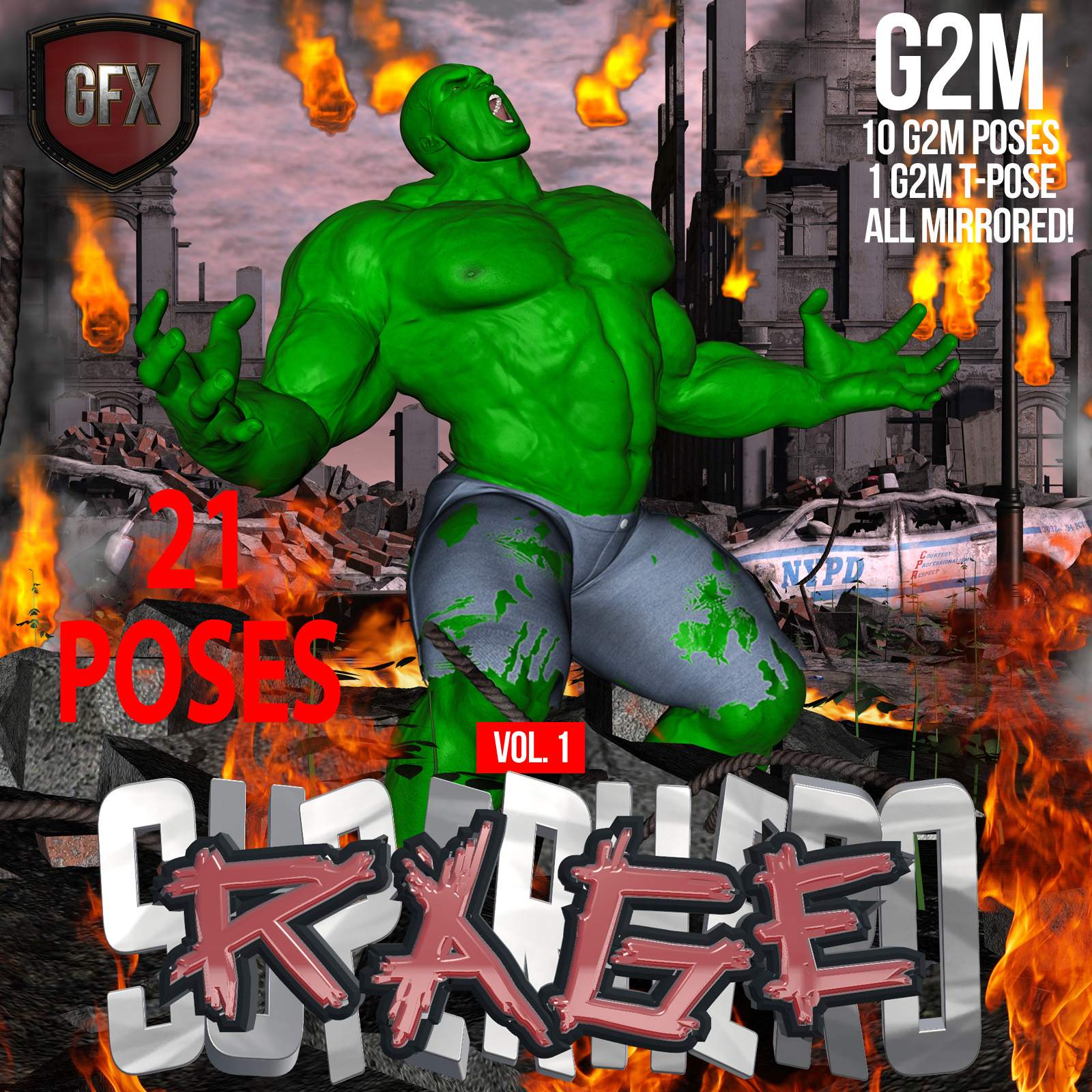 SuperHero Rage for G2M Volume 1 by N/A