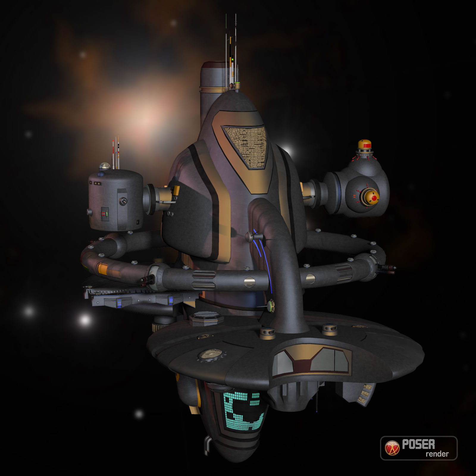 Sci-Fi Hadenman Alpha Station by N/A