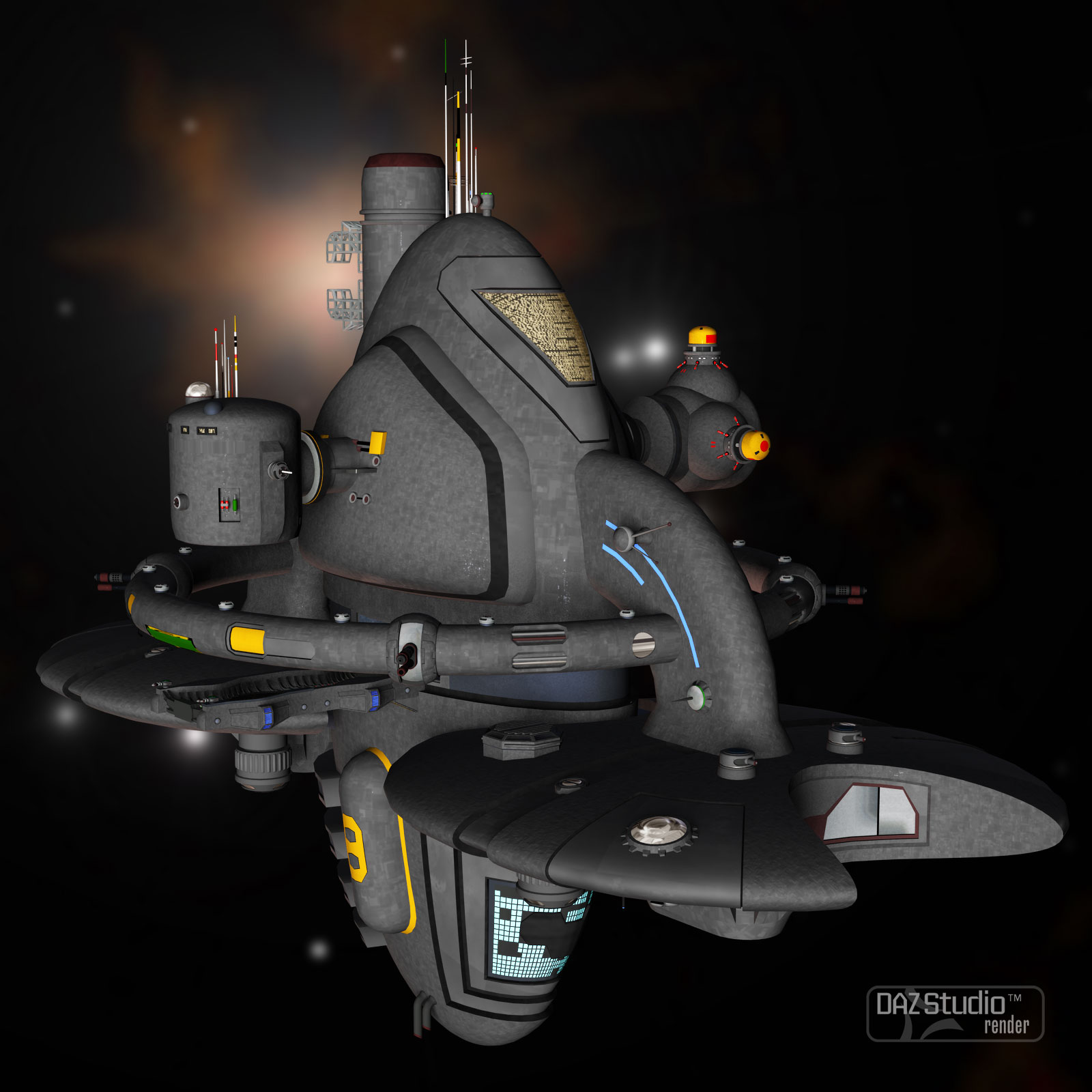 Sci-Fi Hadenman Alpha Station by N/A