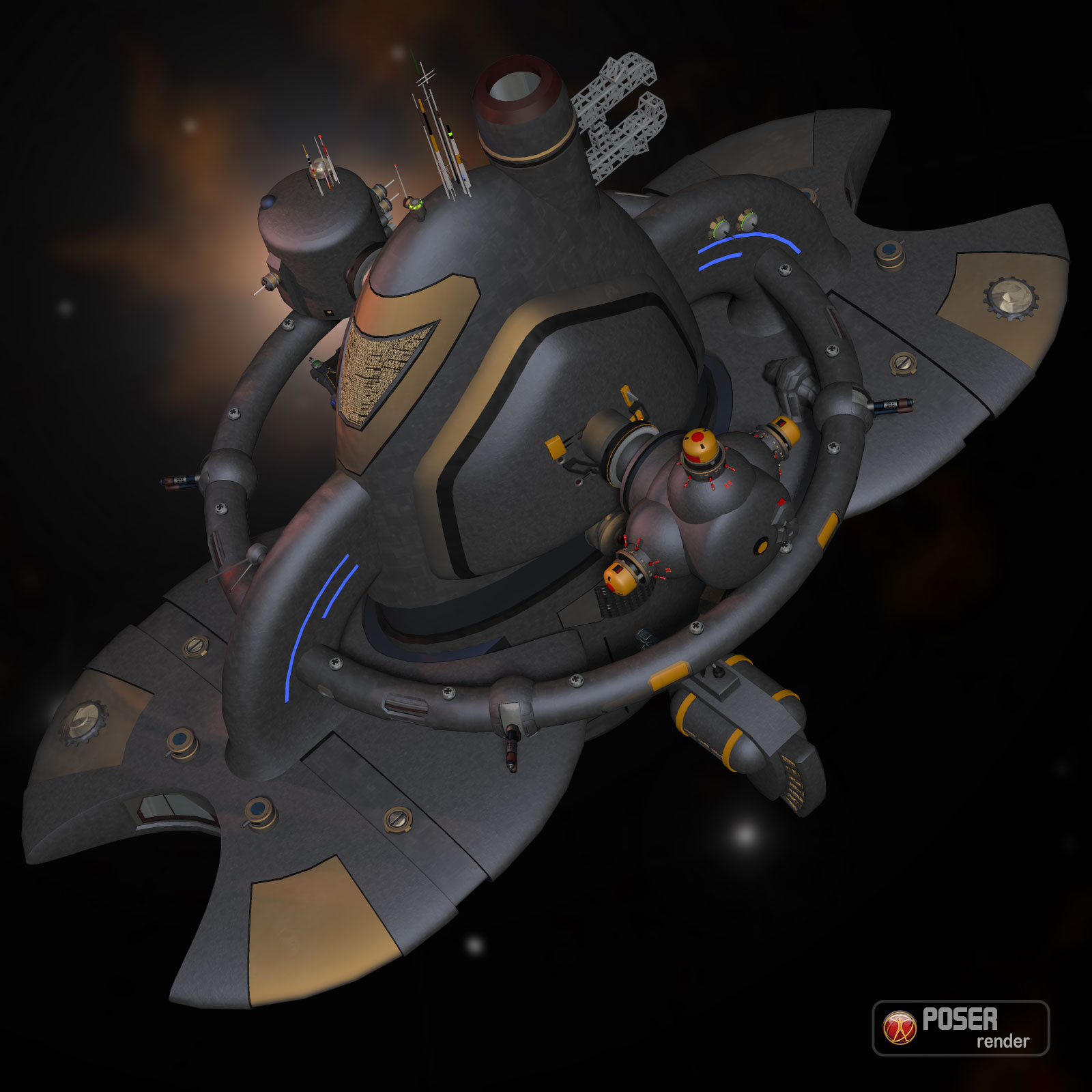 Sci-Fi Hadenman Alpha Station by N/A