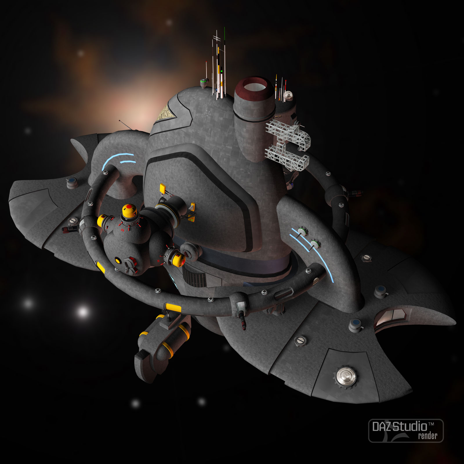 Sci-Fi Hadenman Alpha Station by N/A