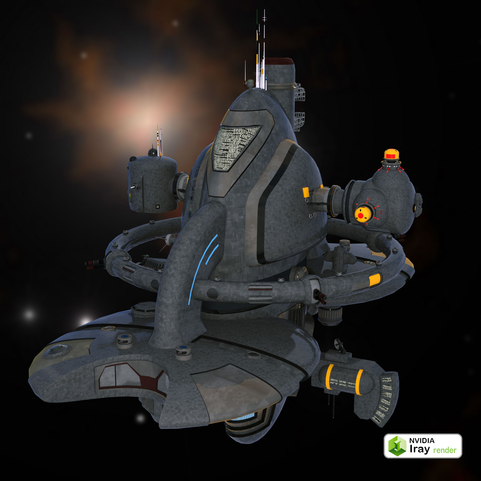 Sci-Fi Hadenman Alpha Station by N/A