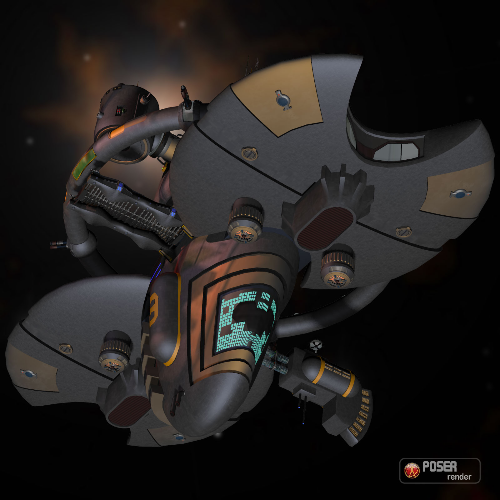 Sci-Fi Hadenman Alpha Station by N/A
