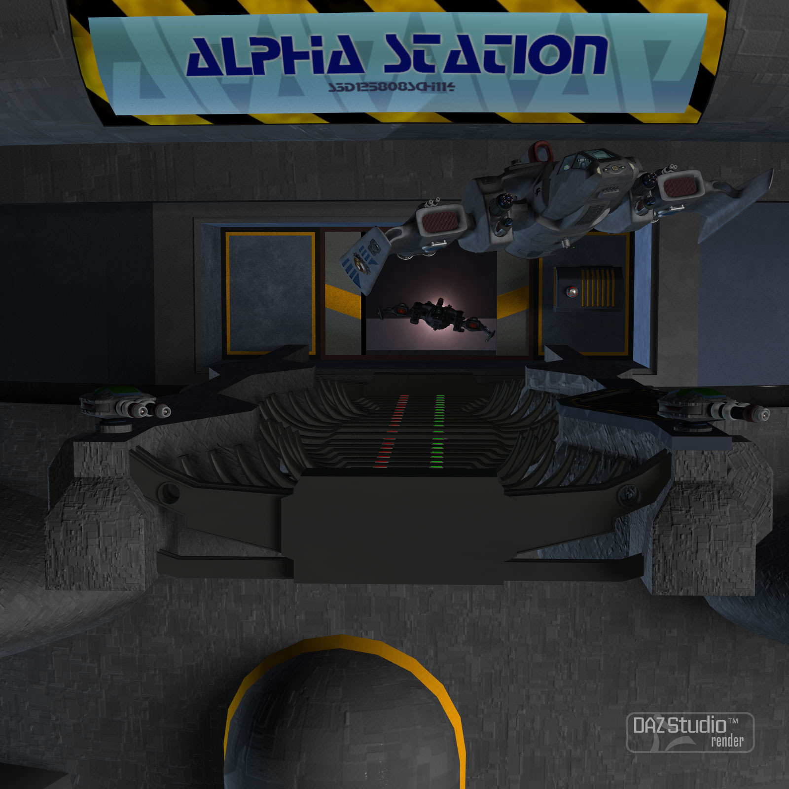 Sci-Fi Hadenman Alpha Station by N/A