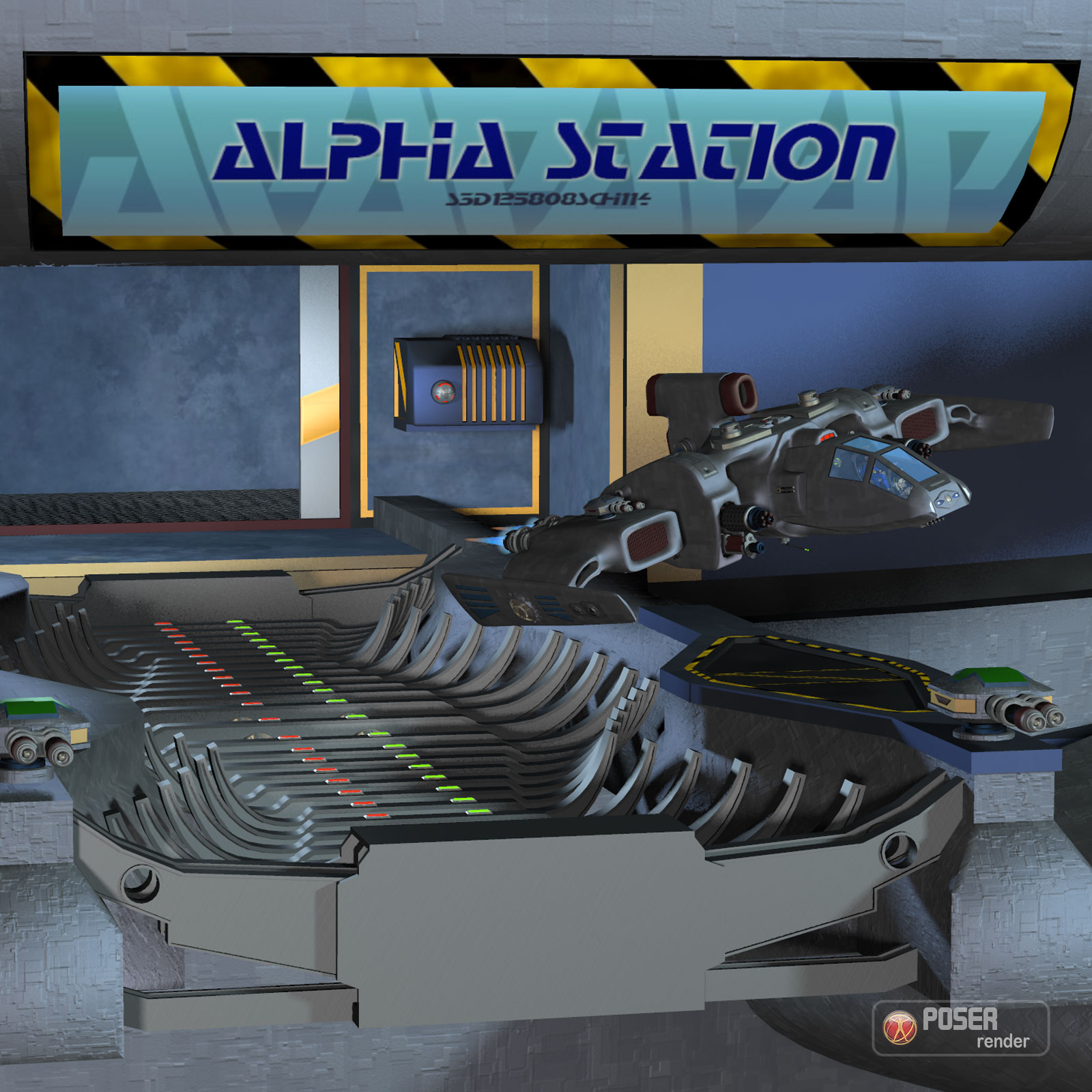 Sci-Fi Hadenman Alpha Station by N/A