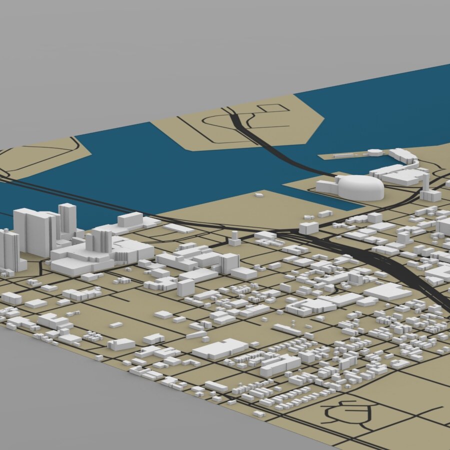 Miami Cityscape - Extended License by N/A