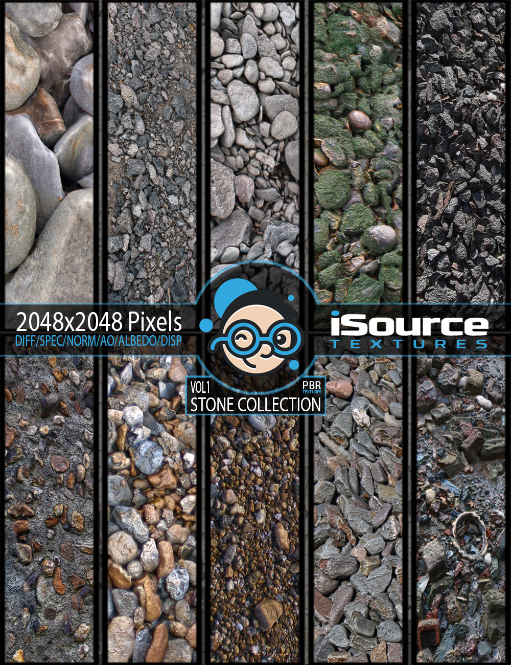 Stone Collection - Vol1 (PBR Textures) by N/A