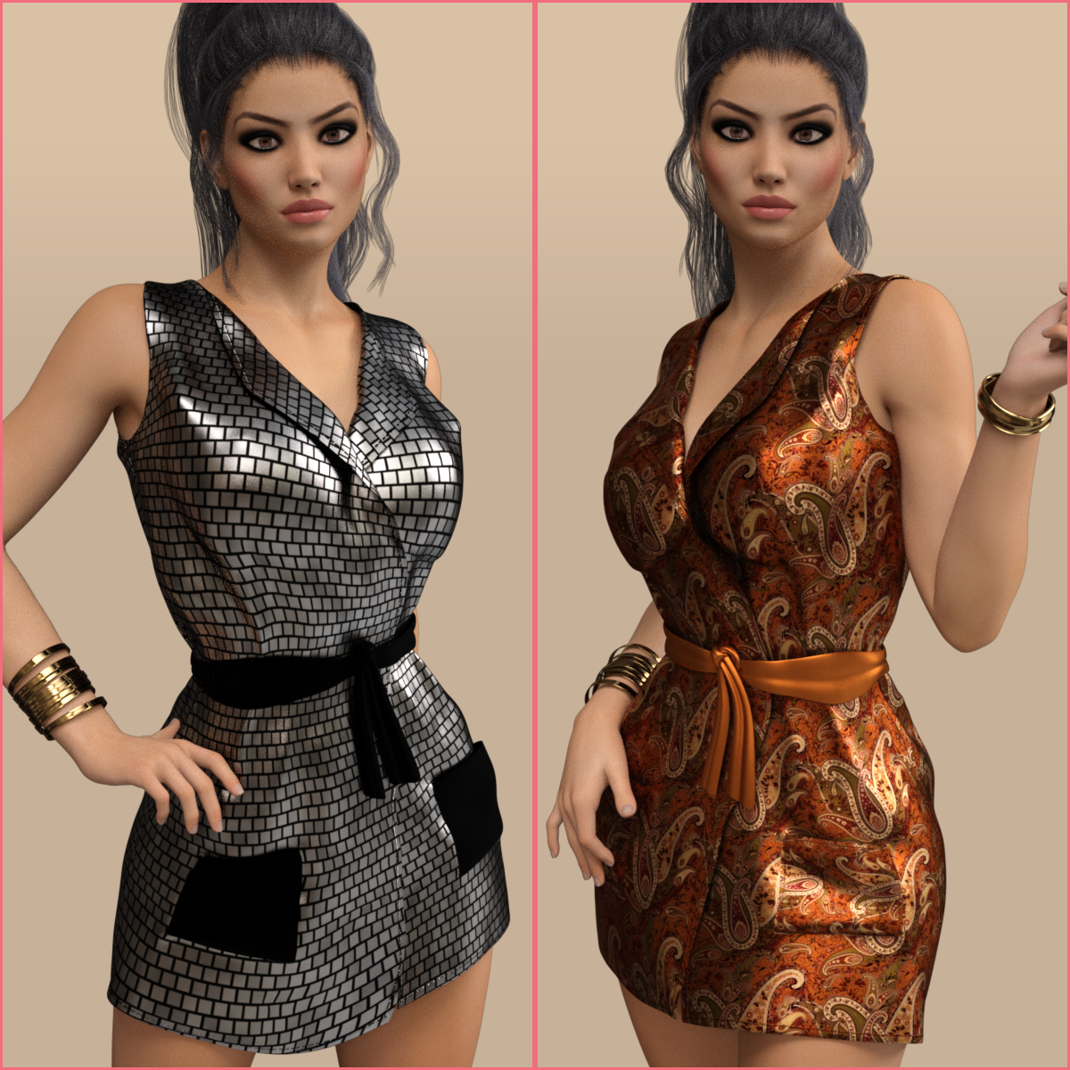 InStyle - Fashion Dress Outfit for Genesis 3 Females by N/A