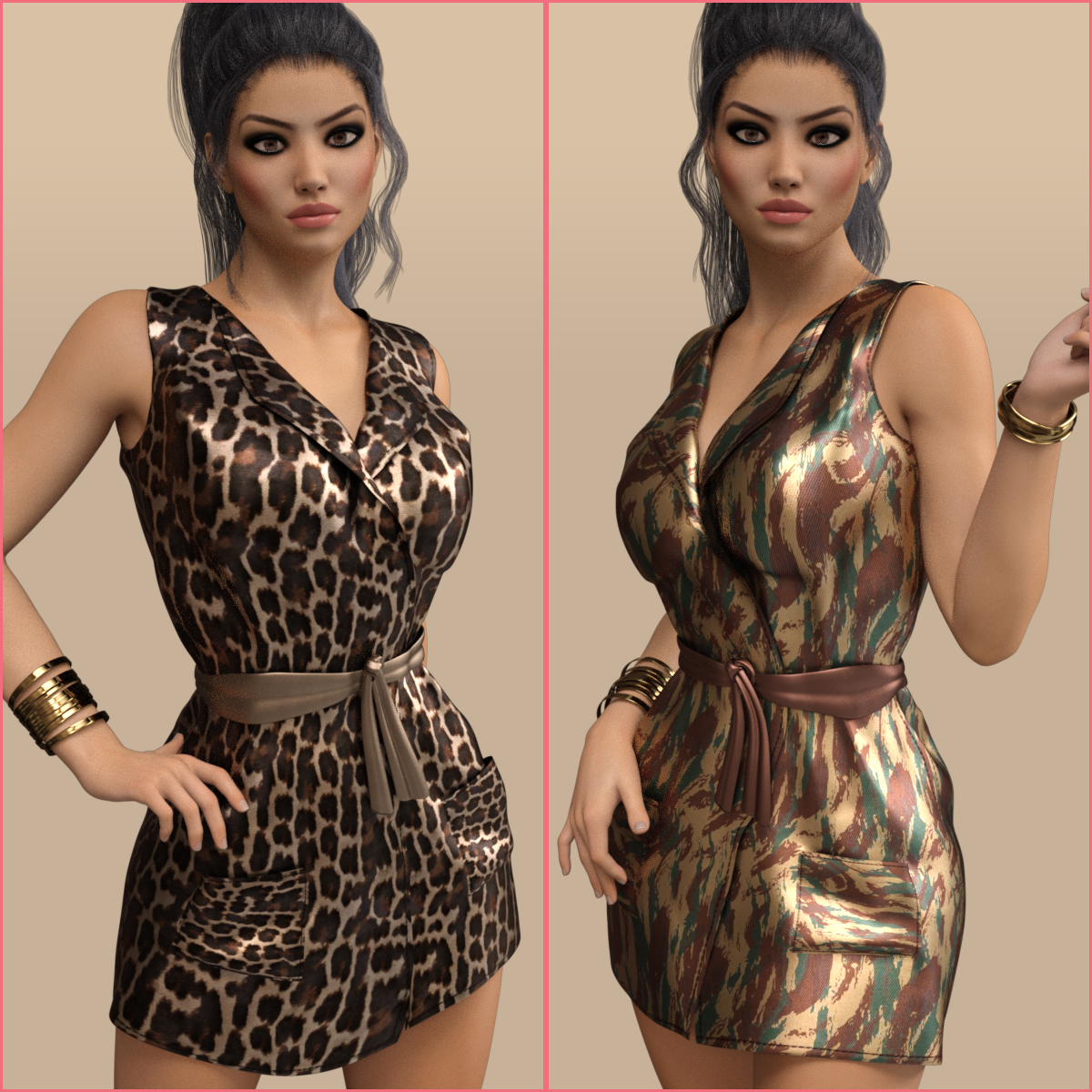 InStyle - Fashion Dress Outfit for Genesis 3 Females by N/A