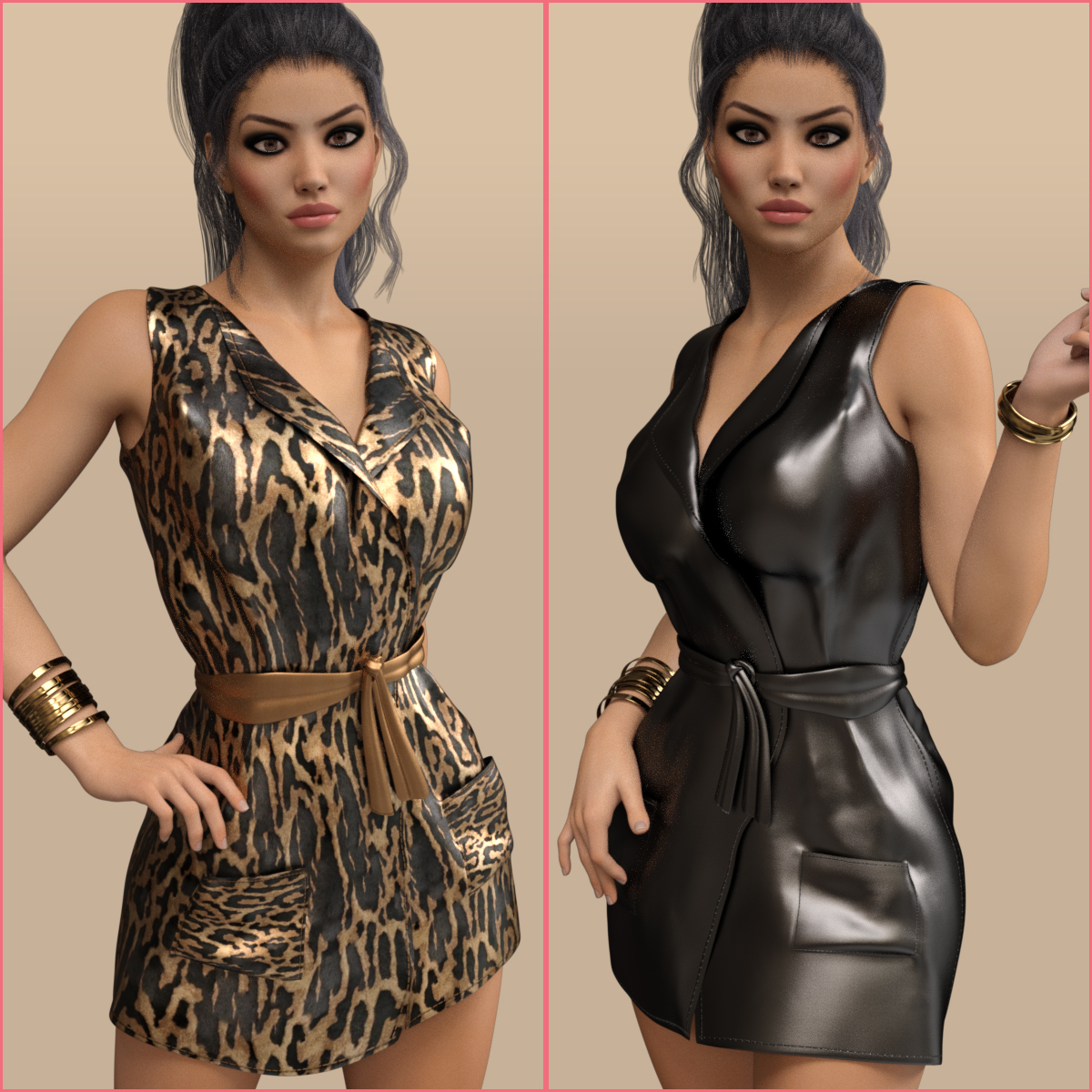 InStyle - Fashion Dress Outfit for Genesis 3 Females by N/A