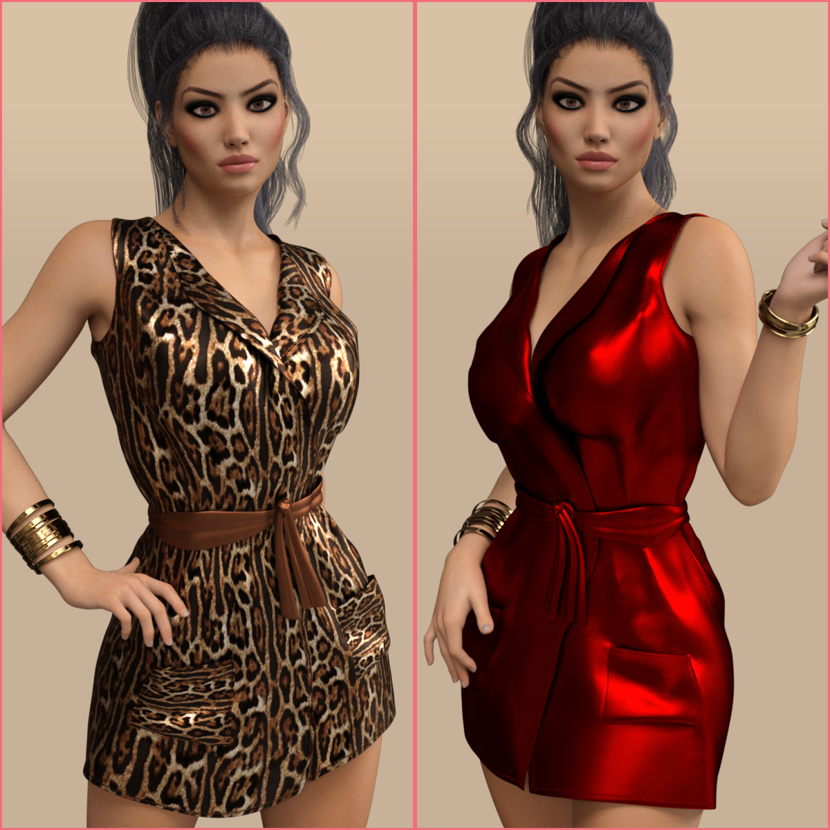 InStyle - Fashion Dress Outfit for Genesis 3 Females by N/A
