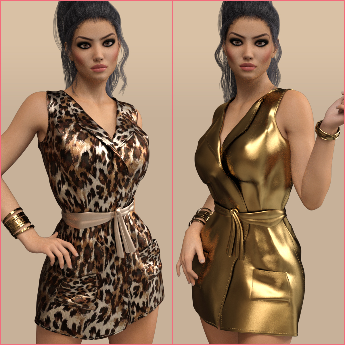InStyle - Fashion Dress Outfit for Genesis 3 Females by N/A