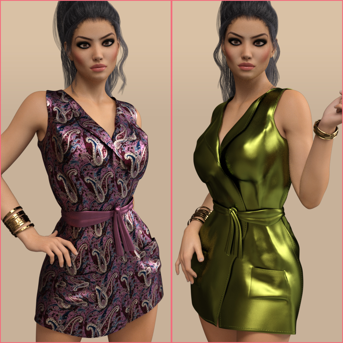 InStyle - Fashion Dress Outfit for Genesis 3 Females by N/A