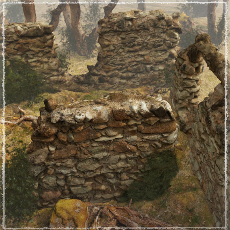 3D Scenery: Drywood Ruins by N/A