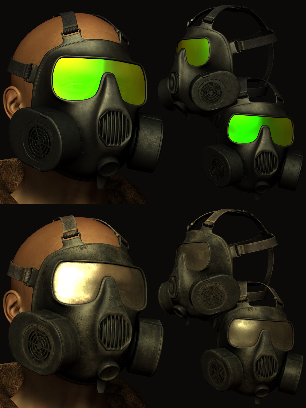 Modern Gas Mask by N/A
