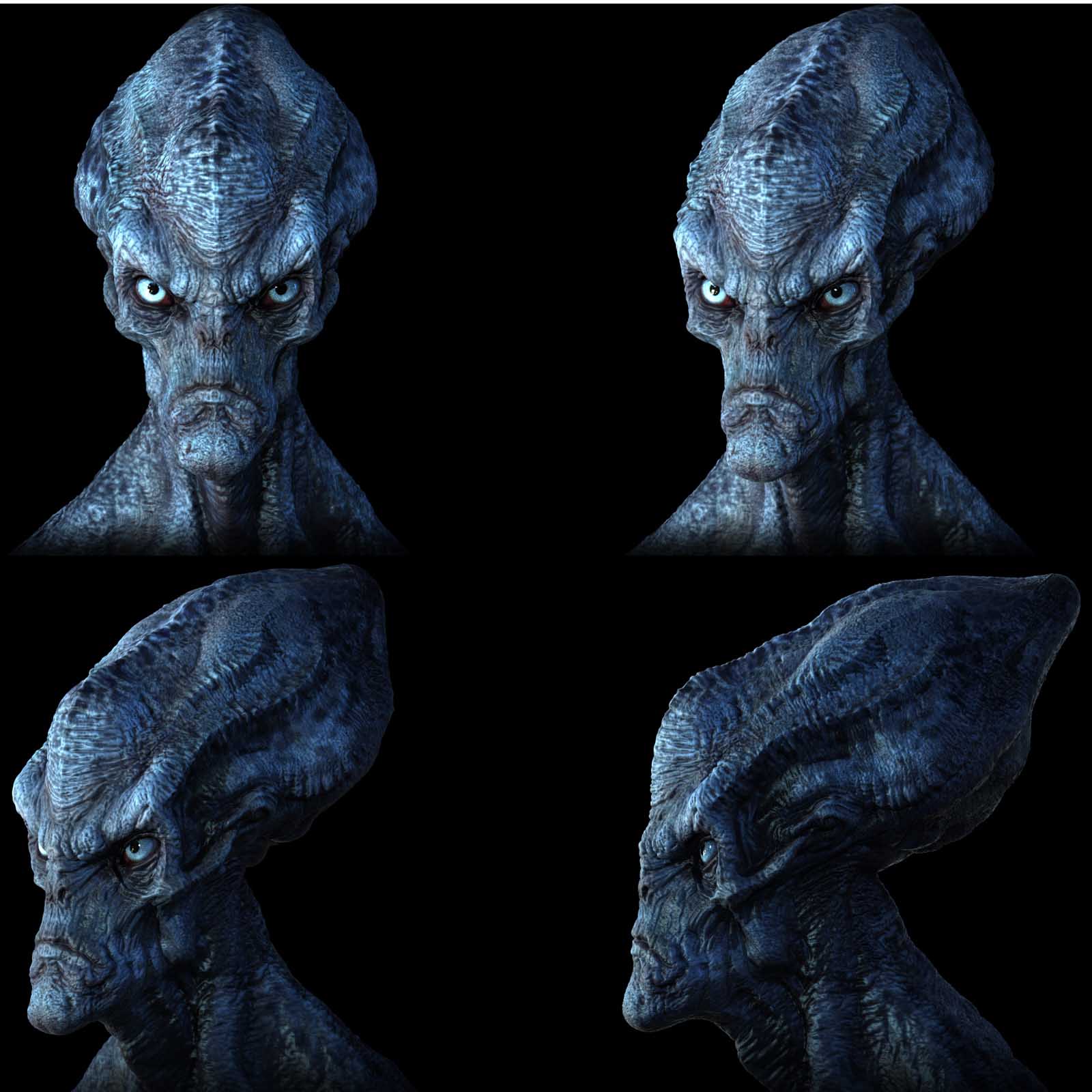 Concepting an alien in Zbrush by N/A