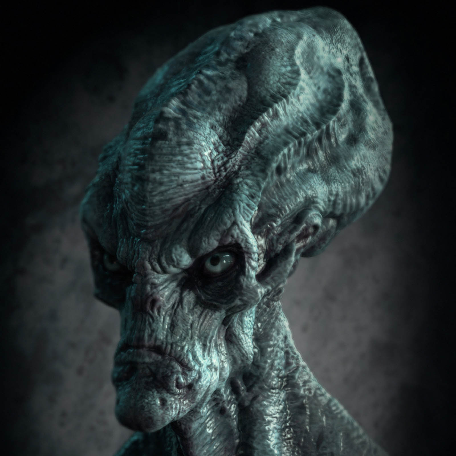 Concepting an alien in Zbrush by N/A