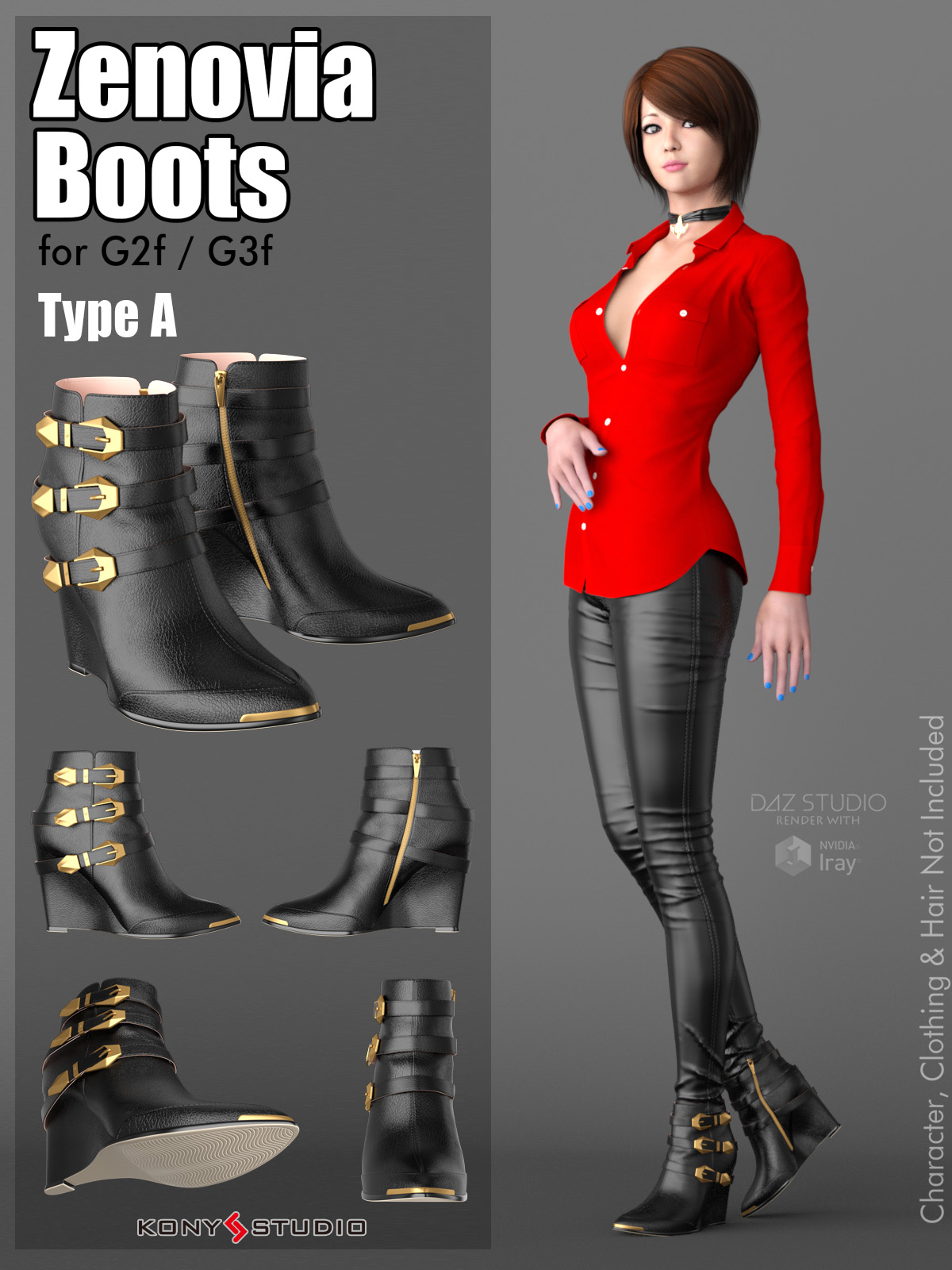 Zenovia Boots for G2f/G3f by N/A