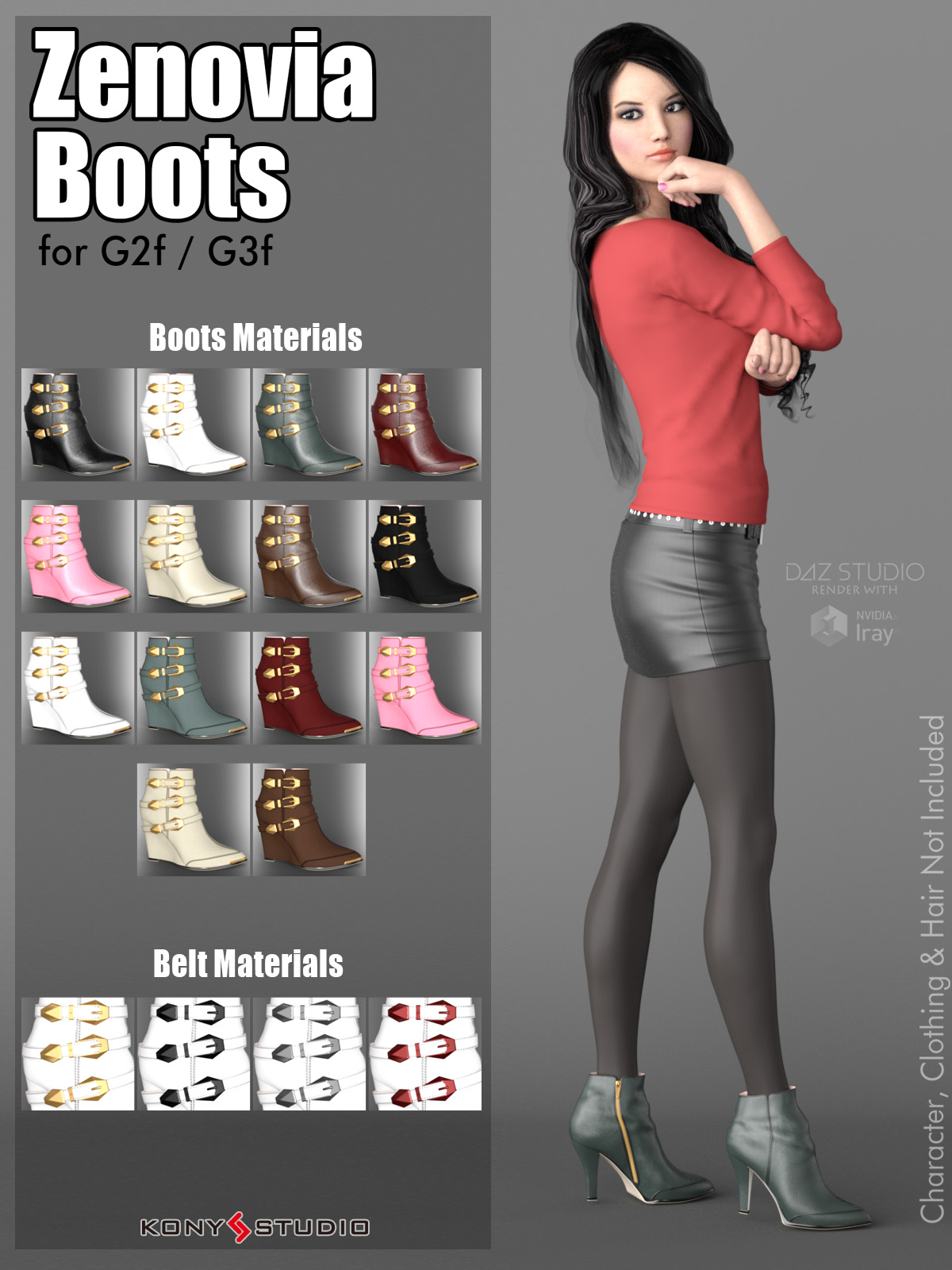 Zenovia Boots for G2f/G3f by N/A