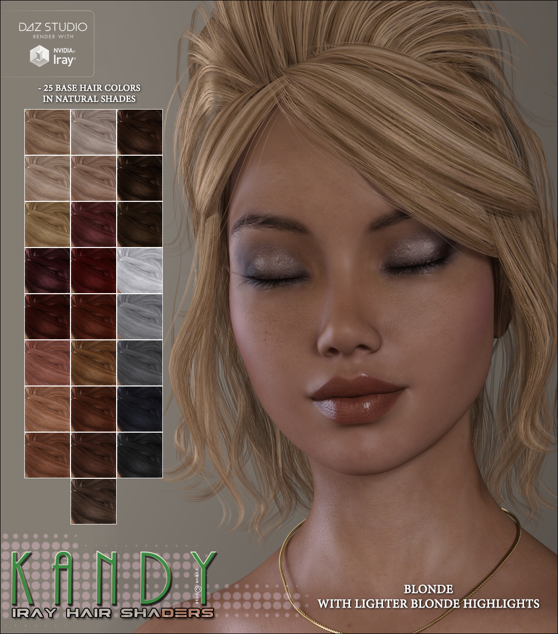 SV's Kandy Iray Hair Shaders by N/A