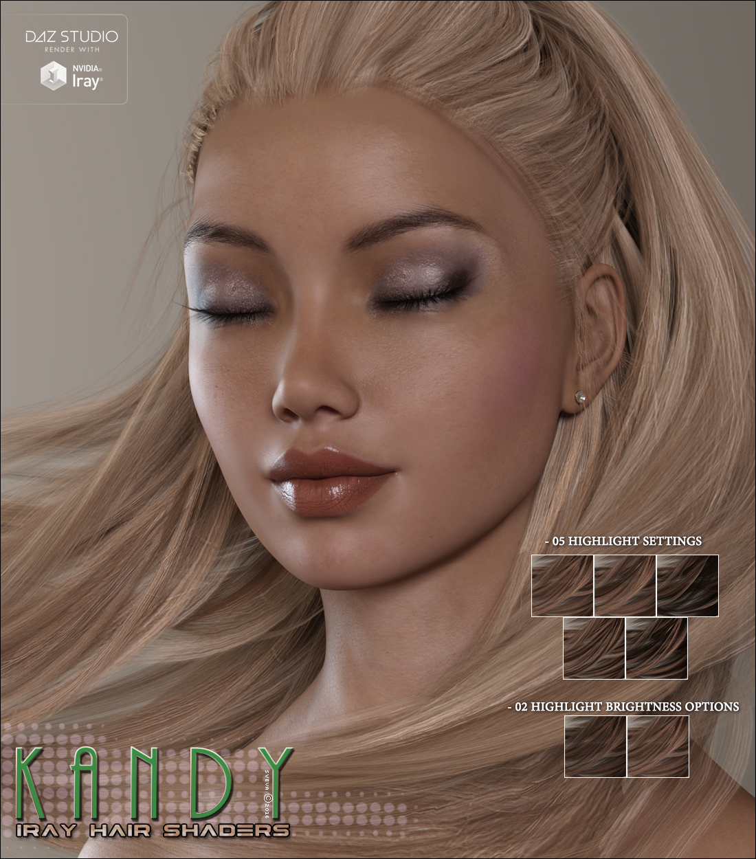 SV's Kandy Iray Hair Shaders by N/A