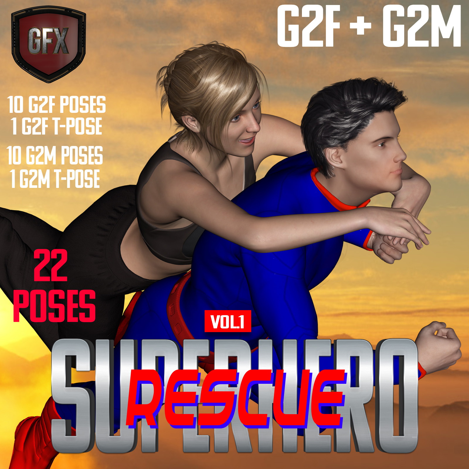 SuperHero Rescue for G2F & G2M Volume 1 by N/A