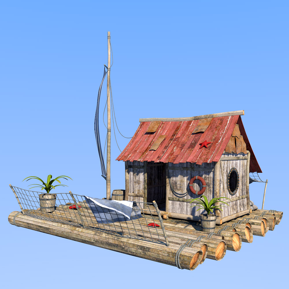 Floating house by N/A