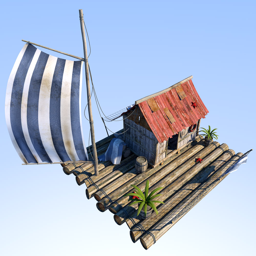 Floating house by N/A
