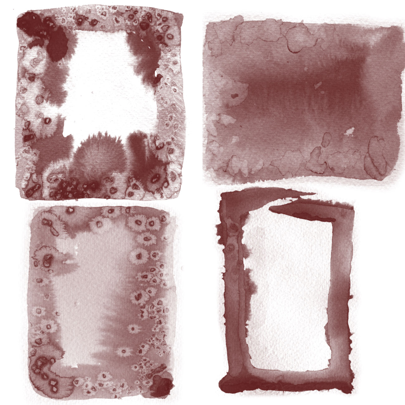 50 Watercolor PS Brushes by N/A