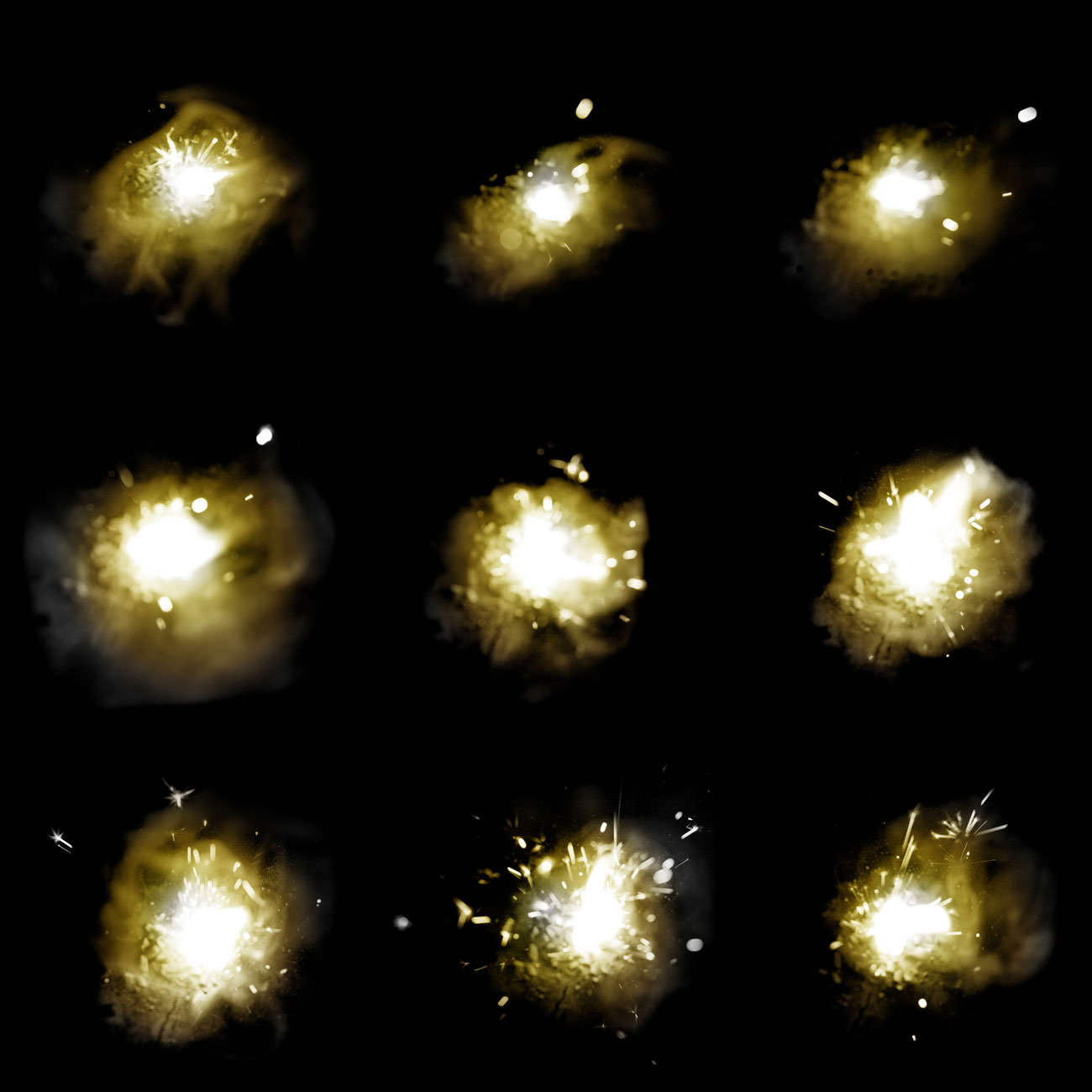 50 Real Explosions PS Brushes by N/A