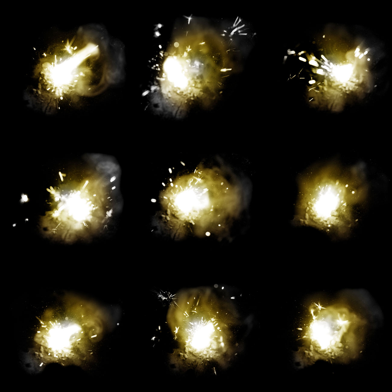 50 Real Explosions PS Brushes by N/A