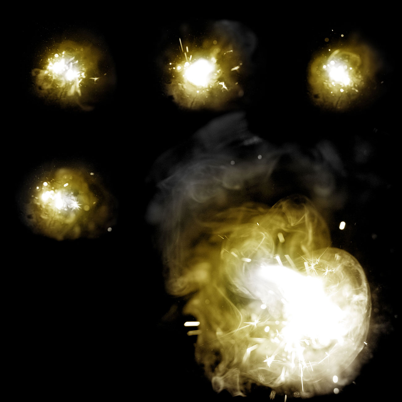 50 Real Explosions PS Brushes by N/A
