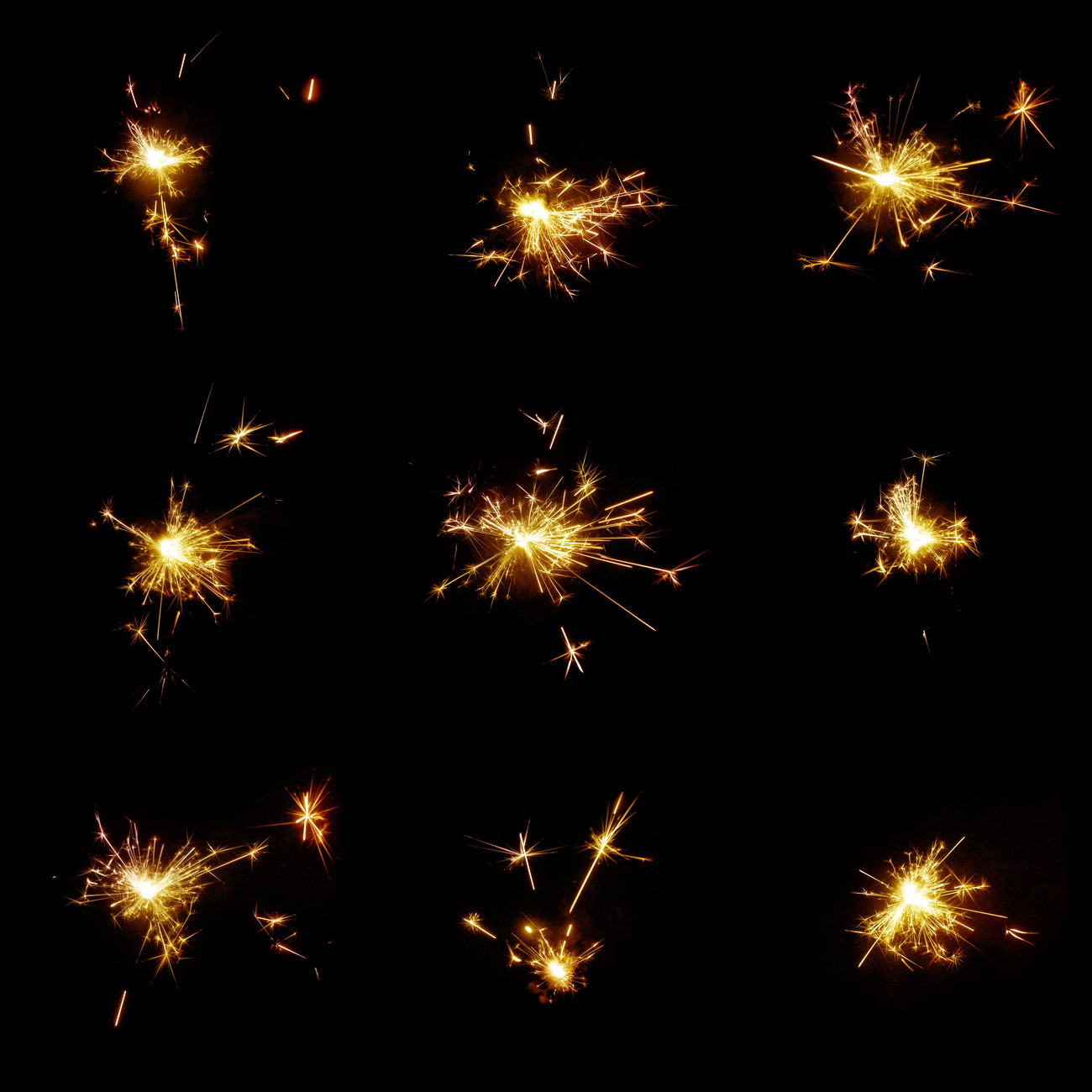 50 Real Fireworks PS Brushes by N/A