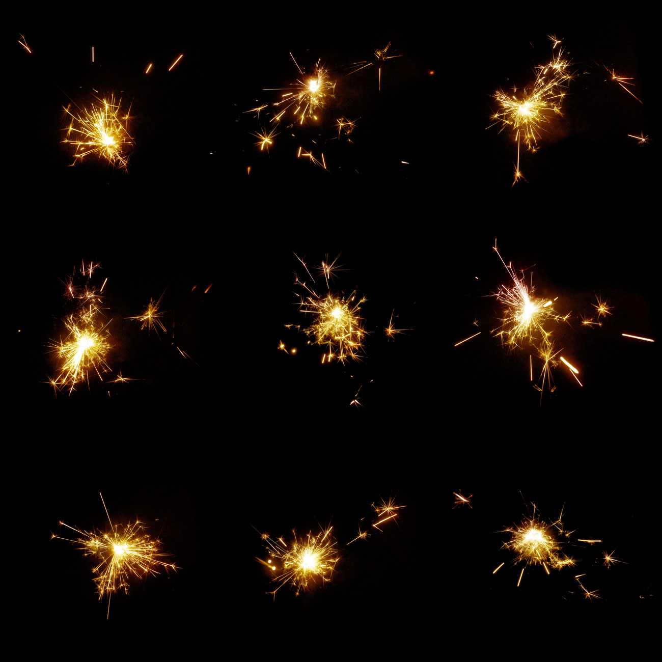 50 Real Fireworks PS Brushes by N/A